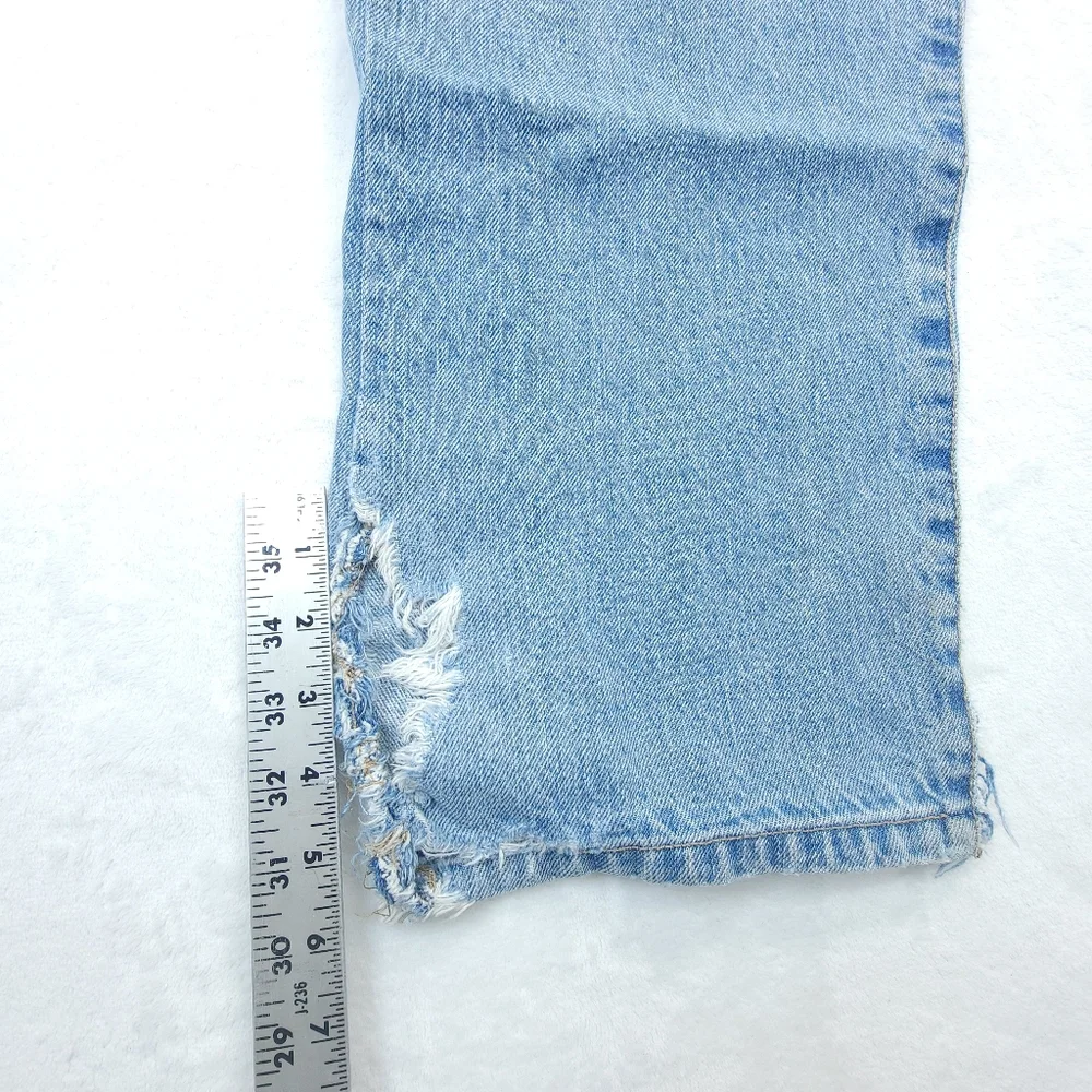 Vintage 90s Droors Clothing Button Fly Denim Pants Baggy DC USA 38x32